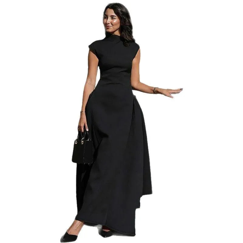 Evening Dress Dresses 2026 Woman Vestidos A-line Women's Clothing Solid Color Sleeveless Party Prom Banquet Temperament Elegant